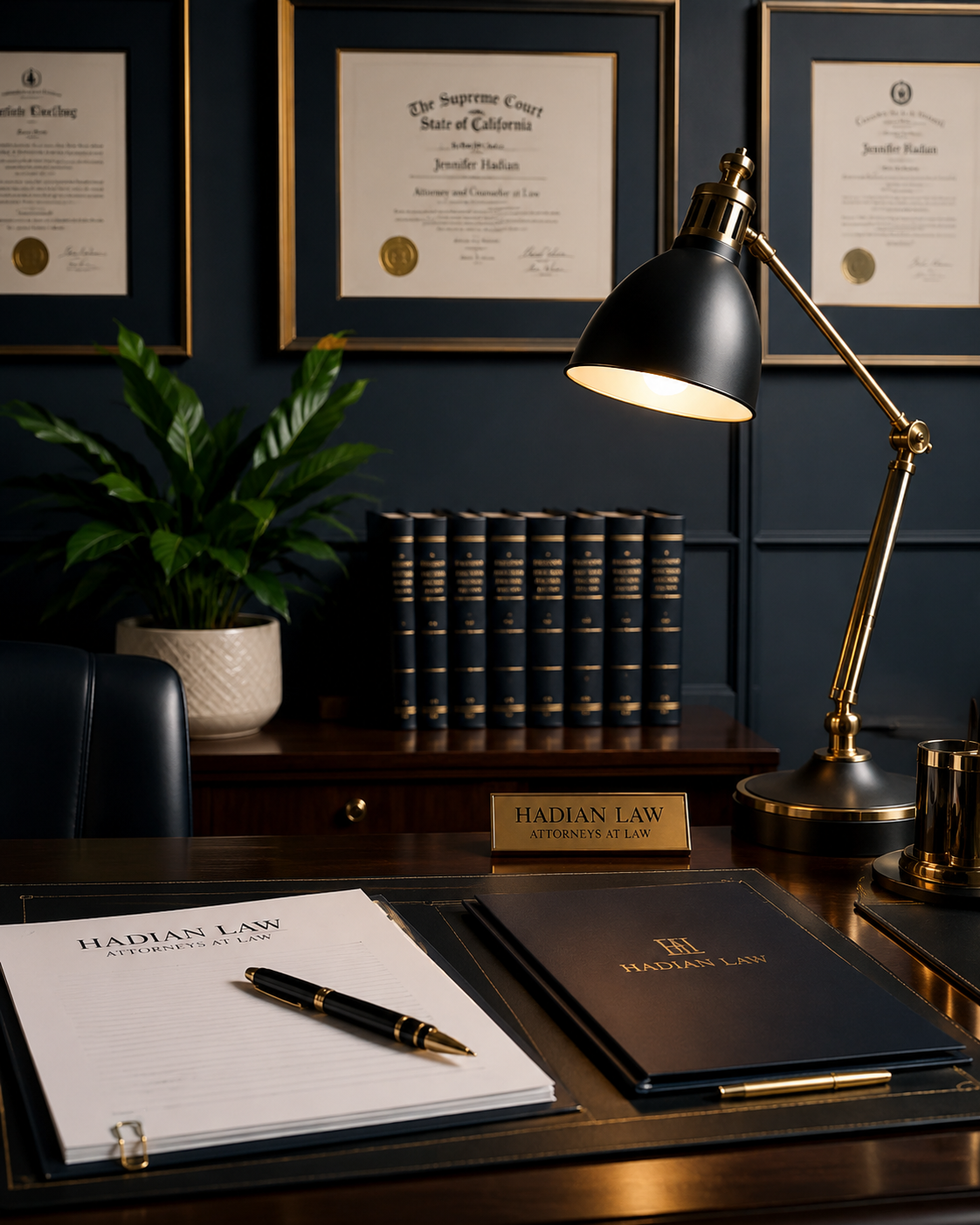 Professional legal office detail